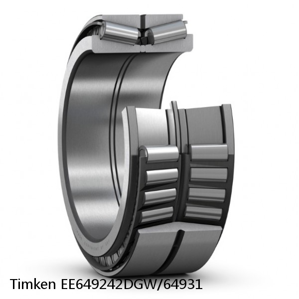EE649242DGW/64931 Timken Tapered Roller Bearing Assembly