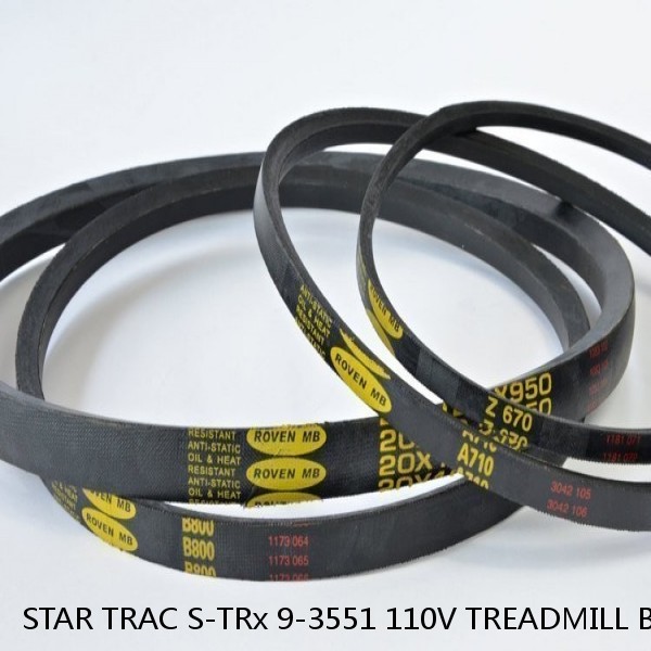 STAR TRAC S-TRx 9-3551 110V TREADMILL BELT BEST QUALITY w/ FREE WAX MADE IN USA #1 small image