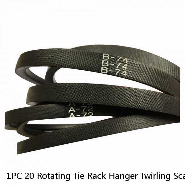 1PC 20 Rotating Tie Rack Hanger Twirling Scarf Belt Holder UK Tie Hook BEST Q2V0 #1 small image