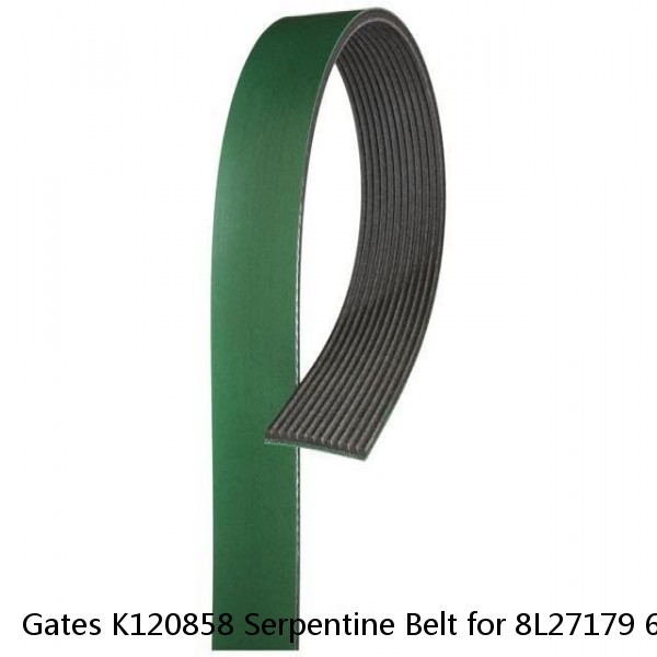 Gates K120858 Serpentine Belt for 8L27179 6122180 D8410006122180 4120858 nh #1 small image