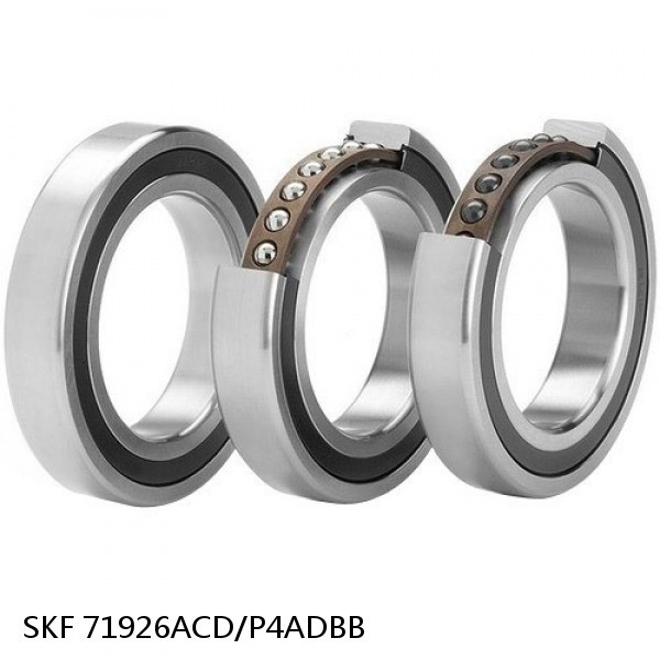 71926ACD/P4ADBB SKF Super Precision,Super Precision Bearings,Super Precision Angular Contact,71900 Series,25 Degree Contact Angle #1 image