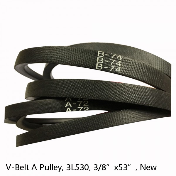 V-Belt A Pulley, 3L530, 3/8”x53”, New #1 image